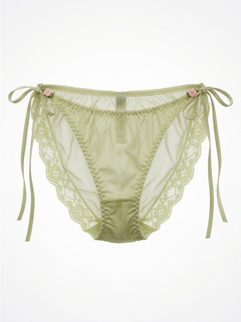 🍋 💚 SKIMS Stretch Lace Tie Side Bikini |  XS | NWOT ✨ 💫